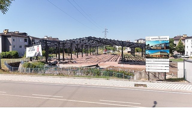 Kartepe’de Kapalı Pazar Alanlarına Bir Yenisi Daha Ekleniyor