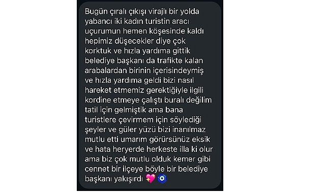 Başkan Topaloğlu’nun duyarlılığı takdir topladı