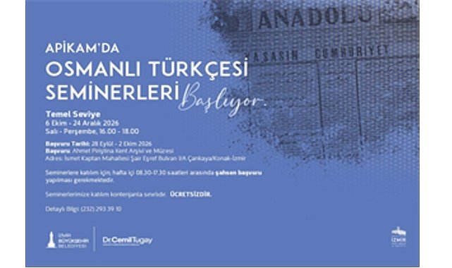 APİKAM’da Temel Seviye Osmanlı Türkçesi Seminerleri başlıyor