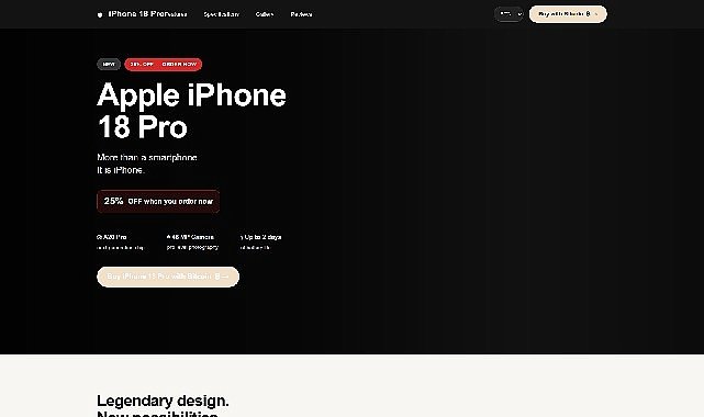 Kaspersky uyardı: Dolandırıcılar sahte kampanya ve sitelerle iPhone 18 heyecanını fırsata çeviriyor