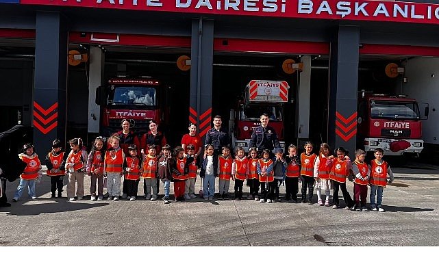 Minikler itfaiyeyi yakından tanıdı